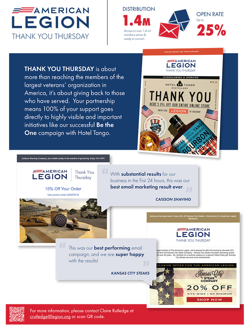 THANK YOU THURSDAY Partnership Flyer